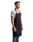 Artisan Collection by Reprime® Barley Contrast Stitch Recycled Polyester Cotton Bib Apron with Pockets